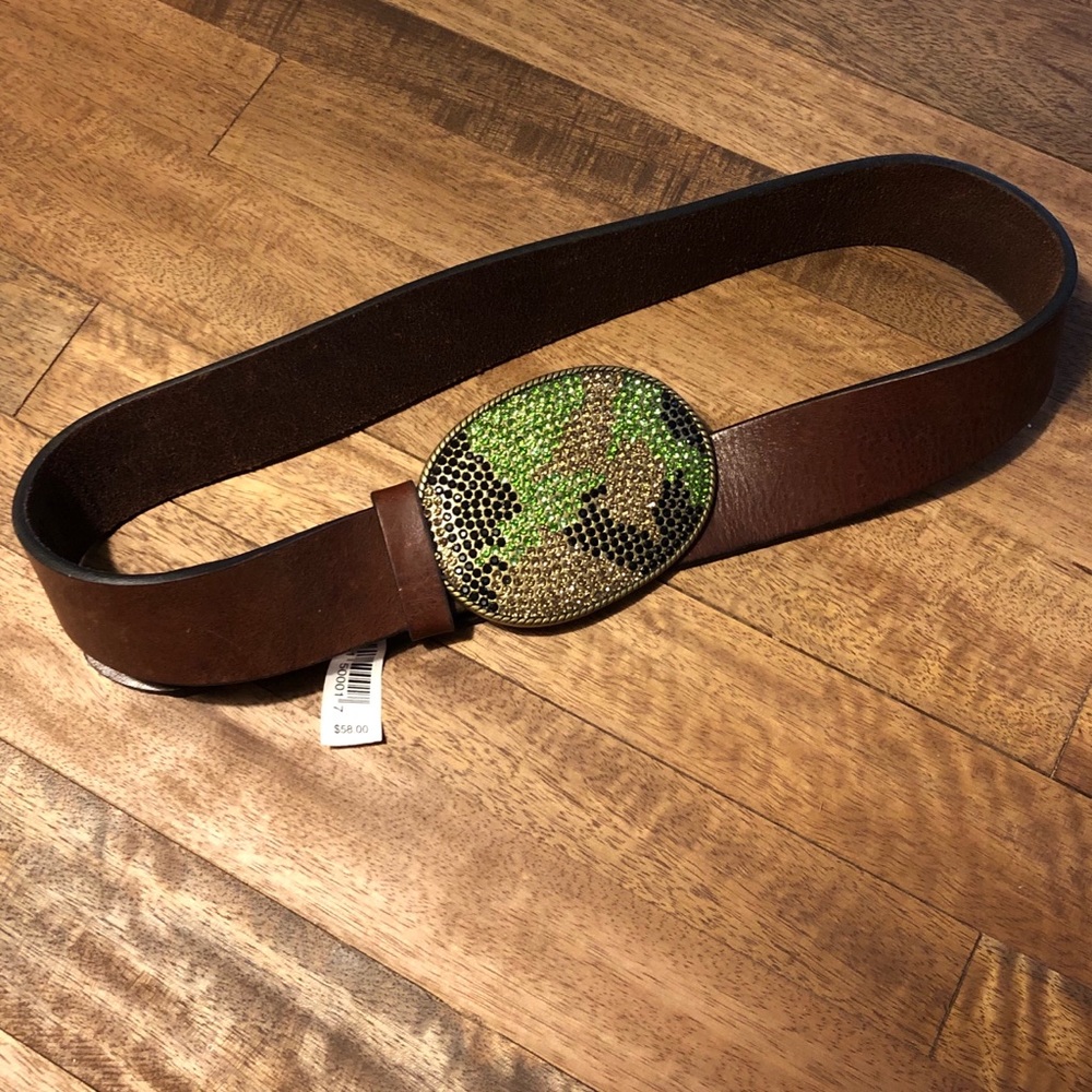 Vintage GAP leather belt with buckle